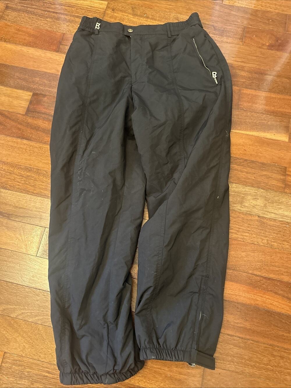 Bogner Ski Pants Women Size 14 Black Snowboard Outdoor USA Made